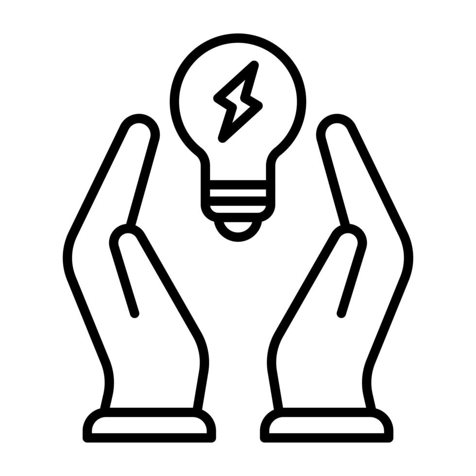 Energy Saving vector icon