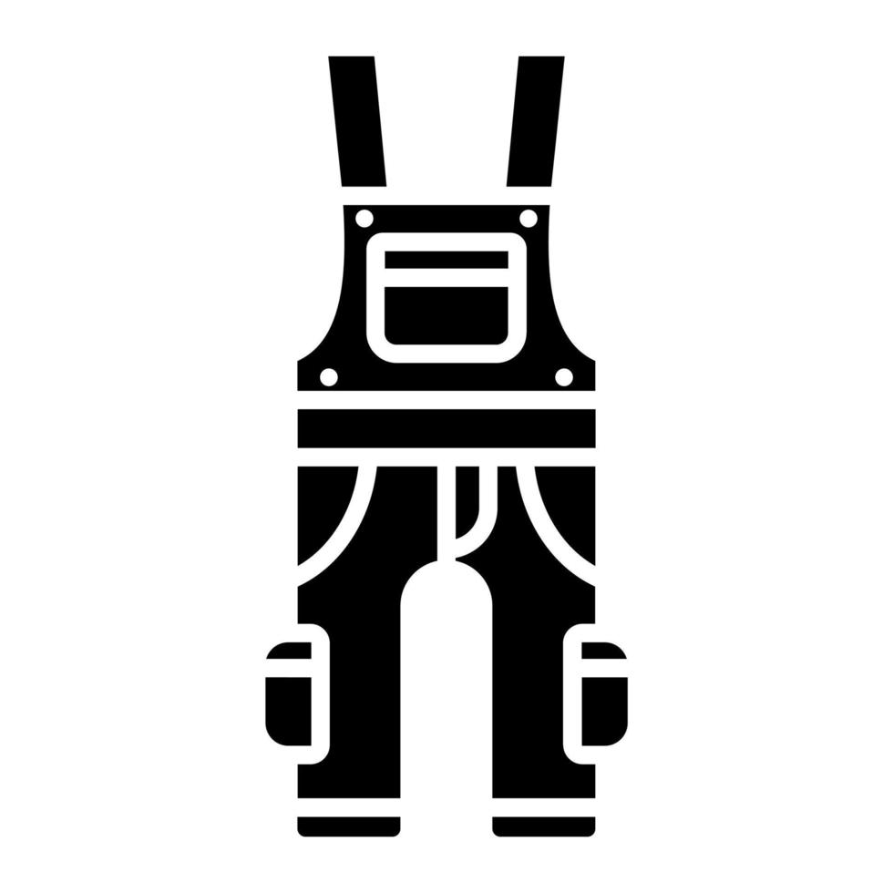 Overall Clothes vector icon