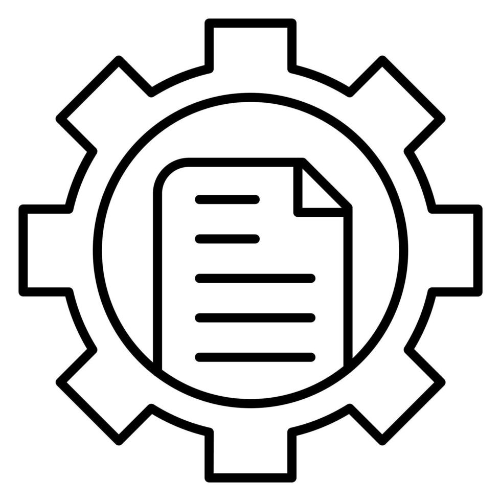 Intelligent Data vector icon