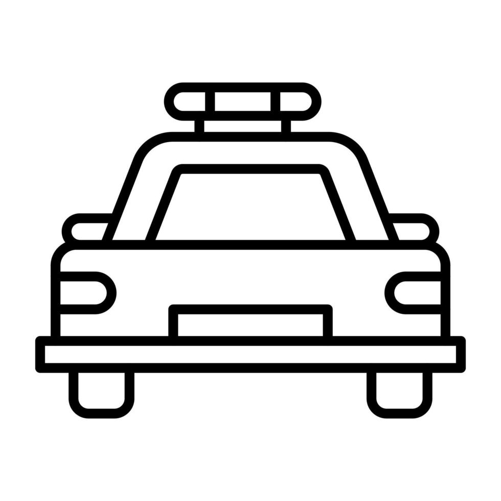 Police Car vector icon