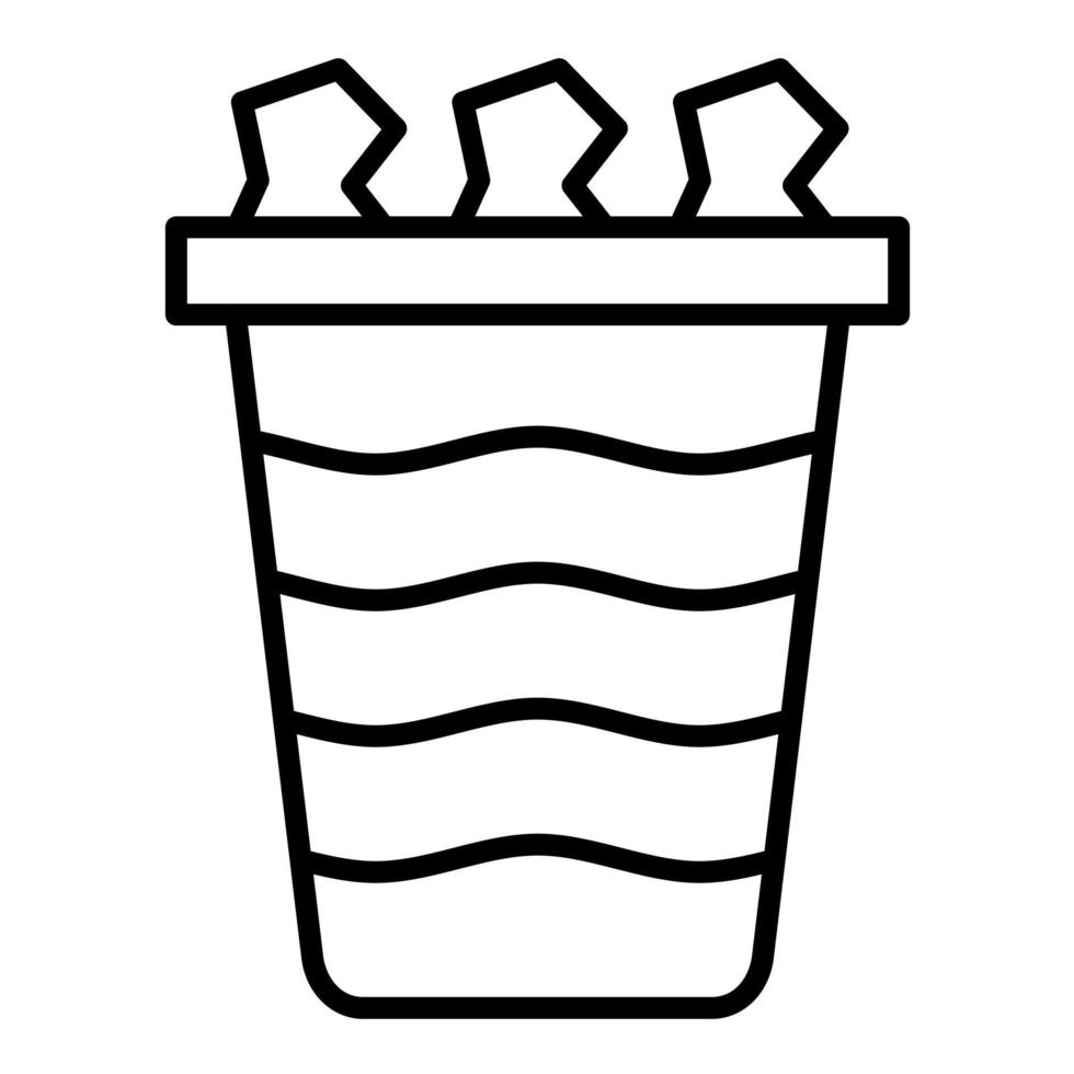 Trash Can vector icon