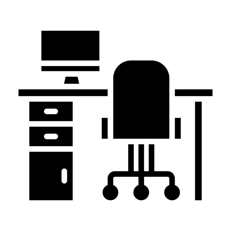 Workplace vector icon