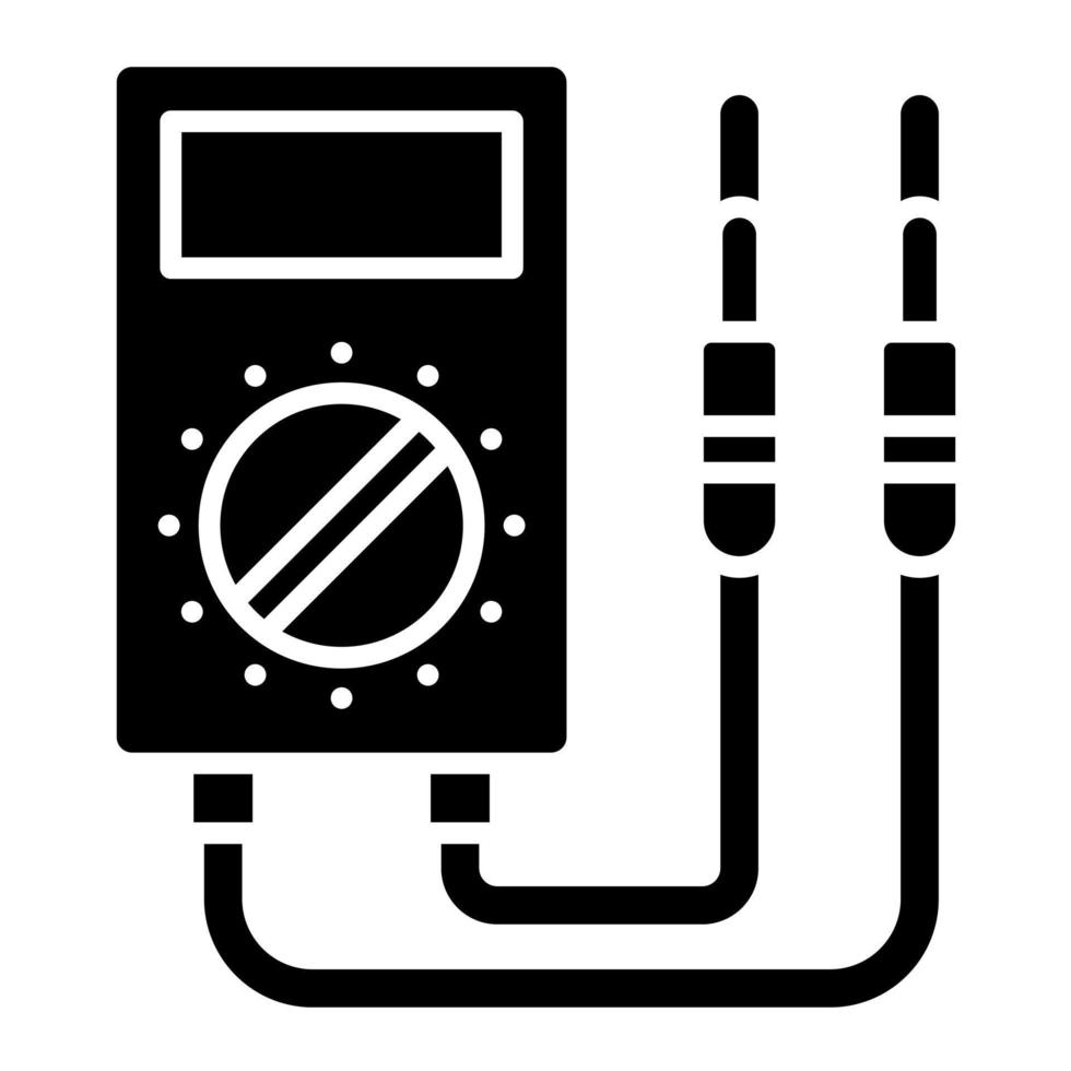 Voltmeter vector icon