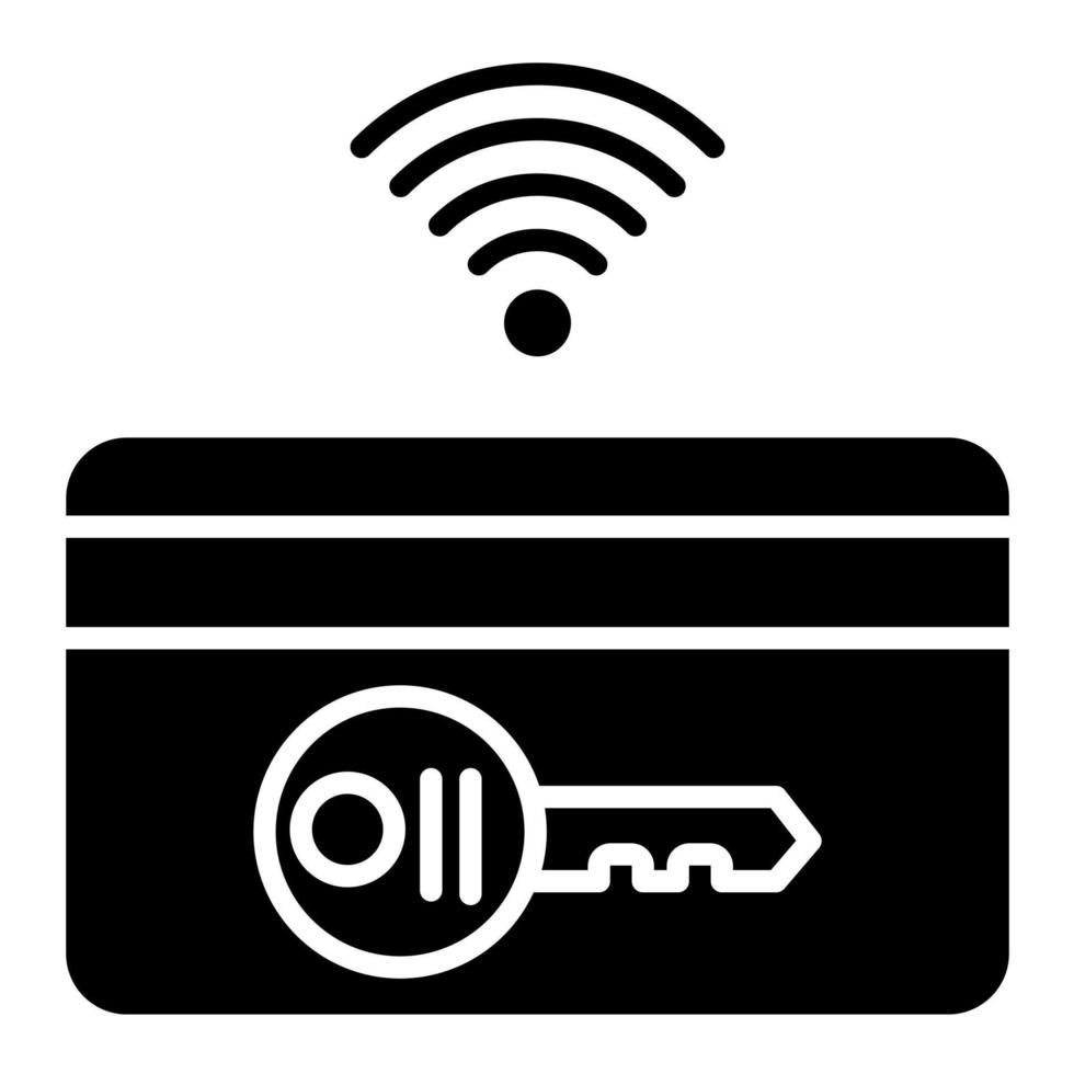 Smart Keycard vector icon
