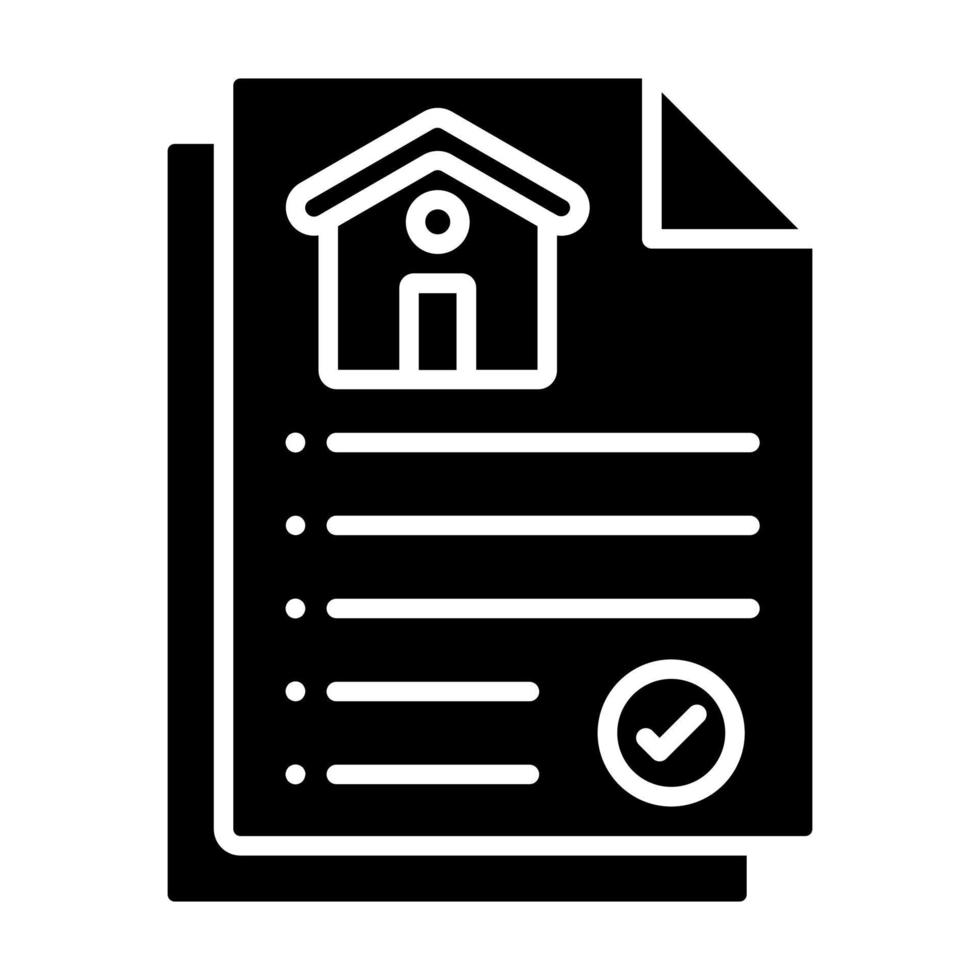 Property Documents vector icon