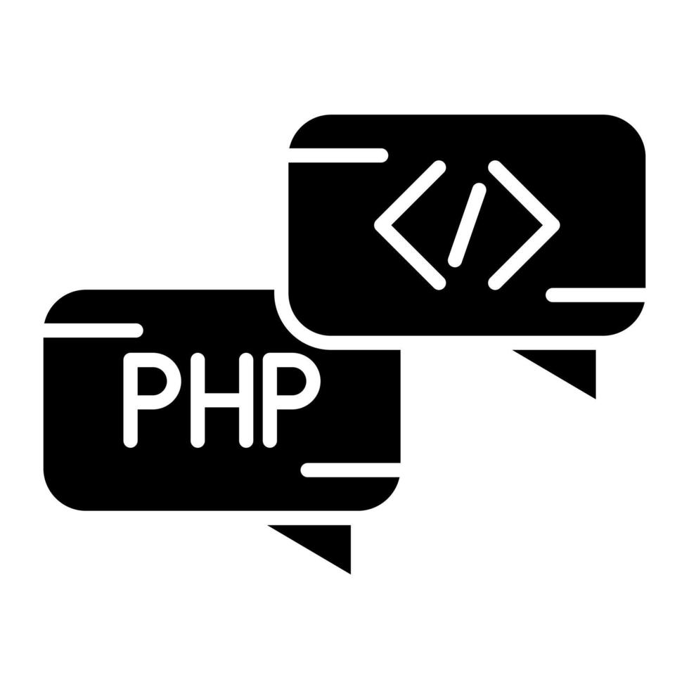 Coding Language vector icon