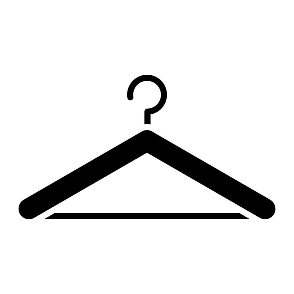 icono de vector de suspensión de ropa