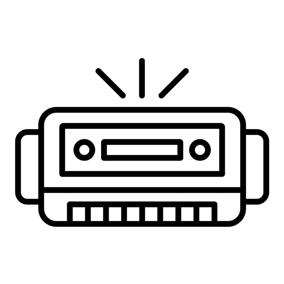Harmonica vector icon