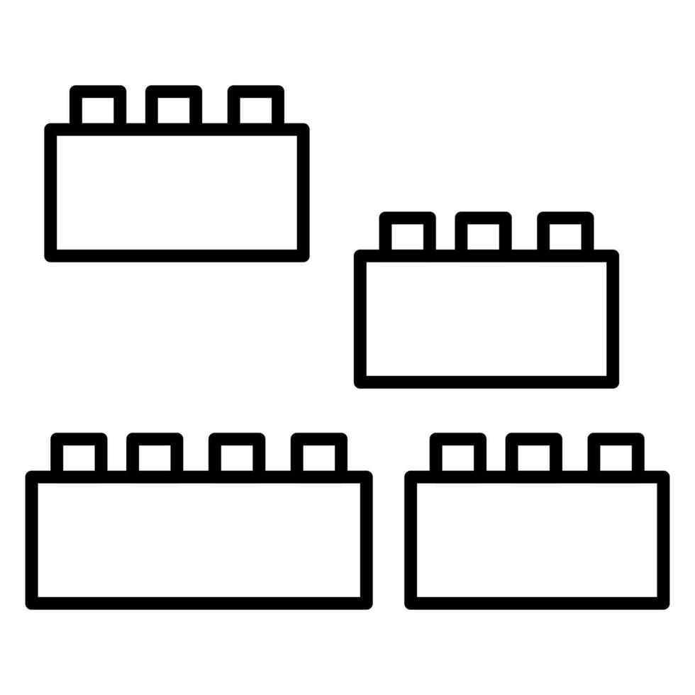 Blocks vector icon