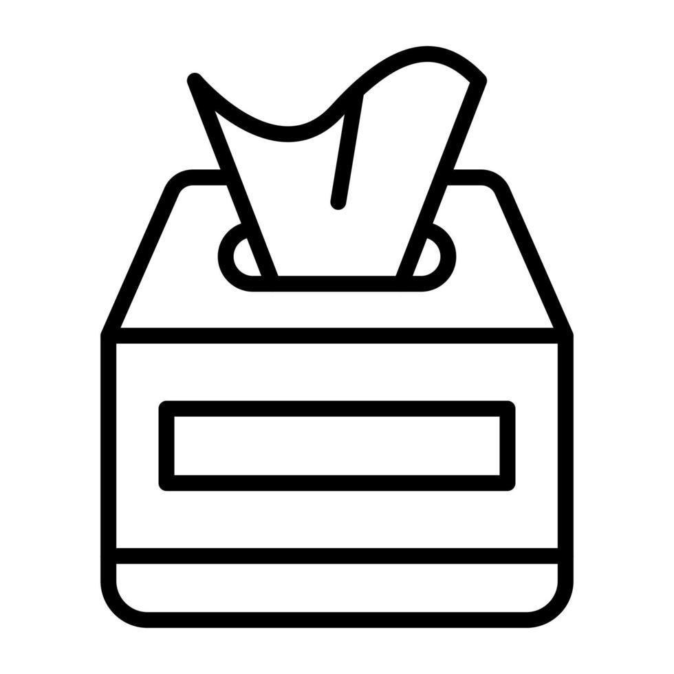 Tissue Box vector icon