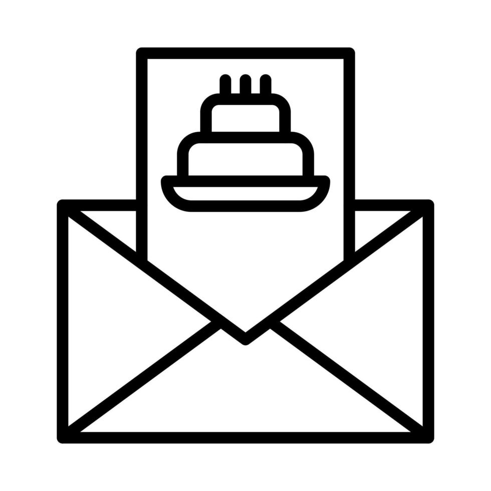 Birthday Invite vector icon