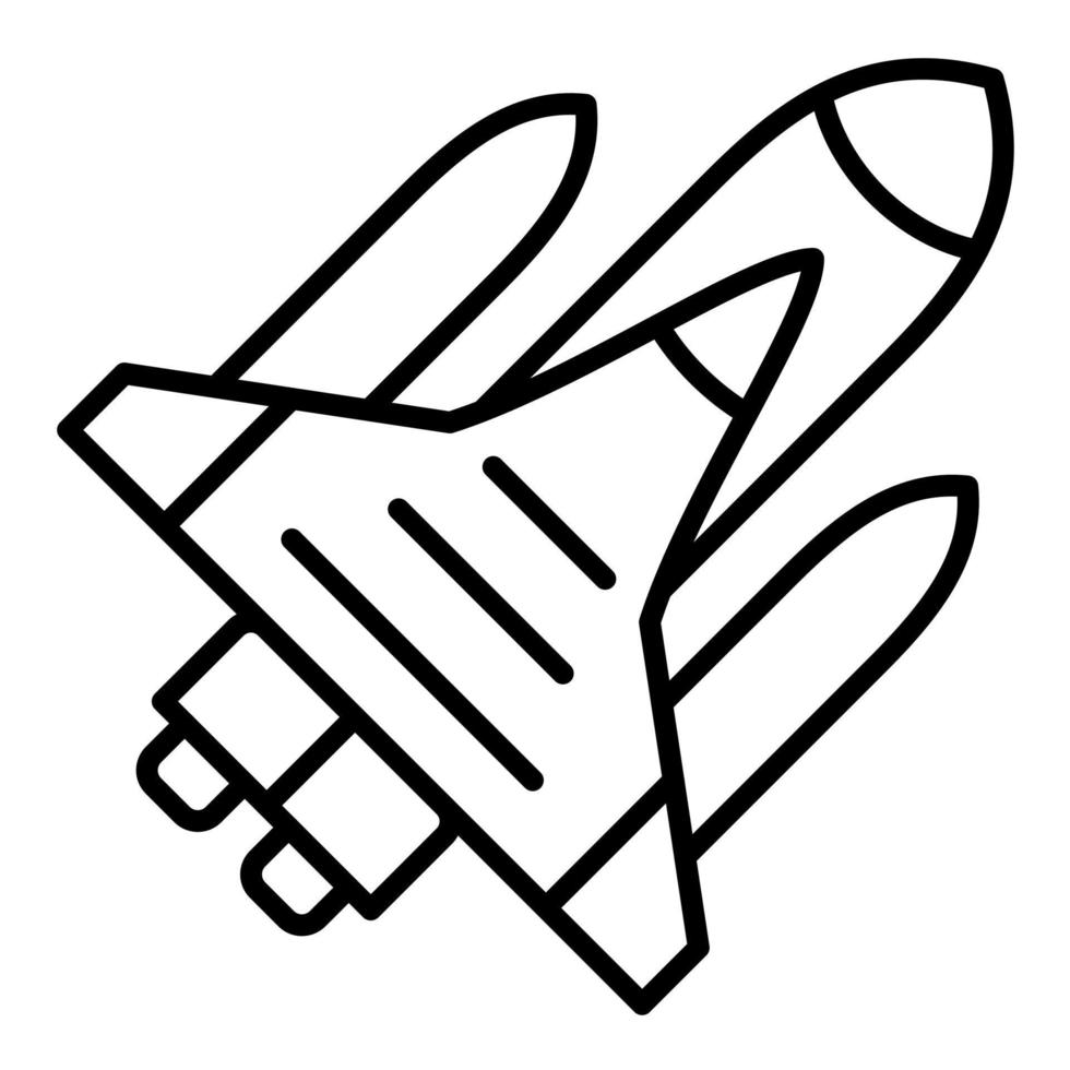 Spacecraft vector icon