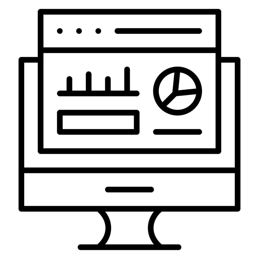 Website Dashboard vector icon