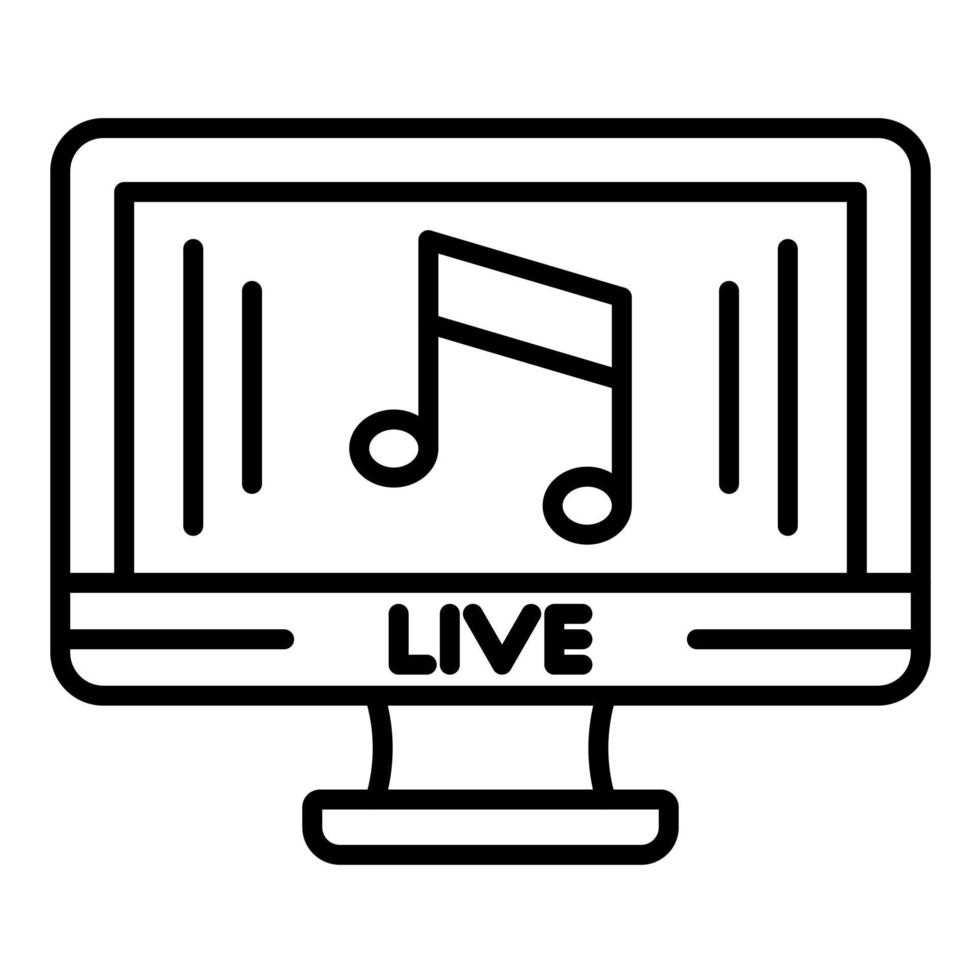 Live News vector icon