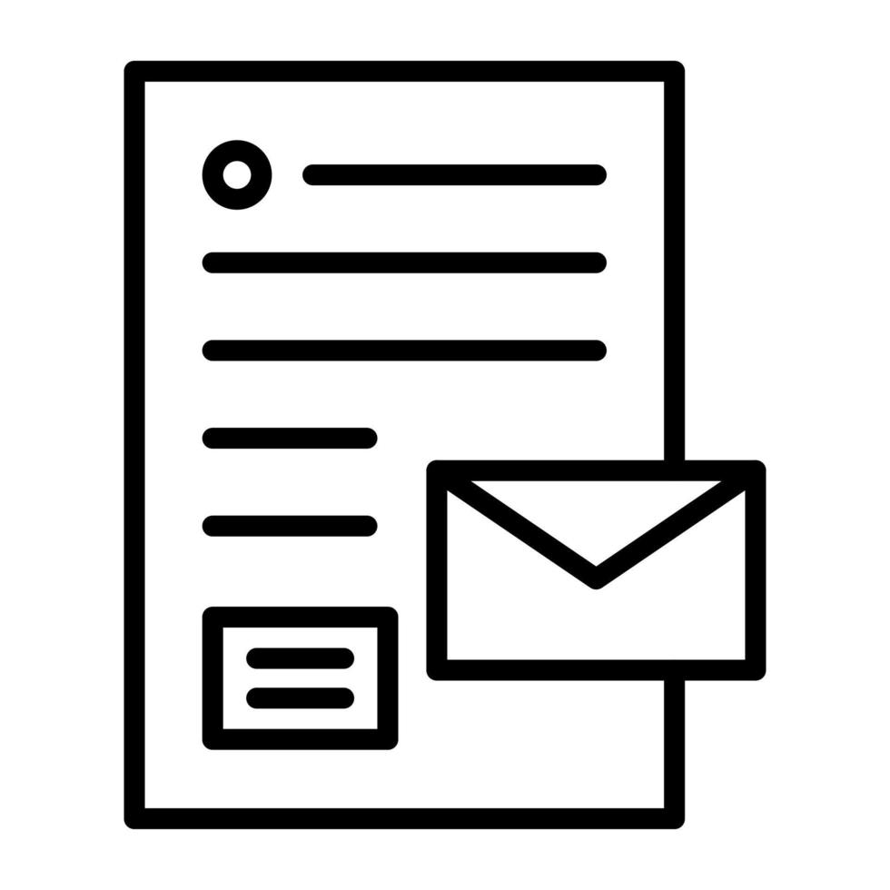 Stationery vector icon