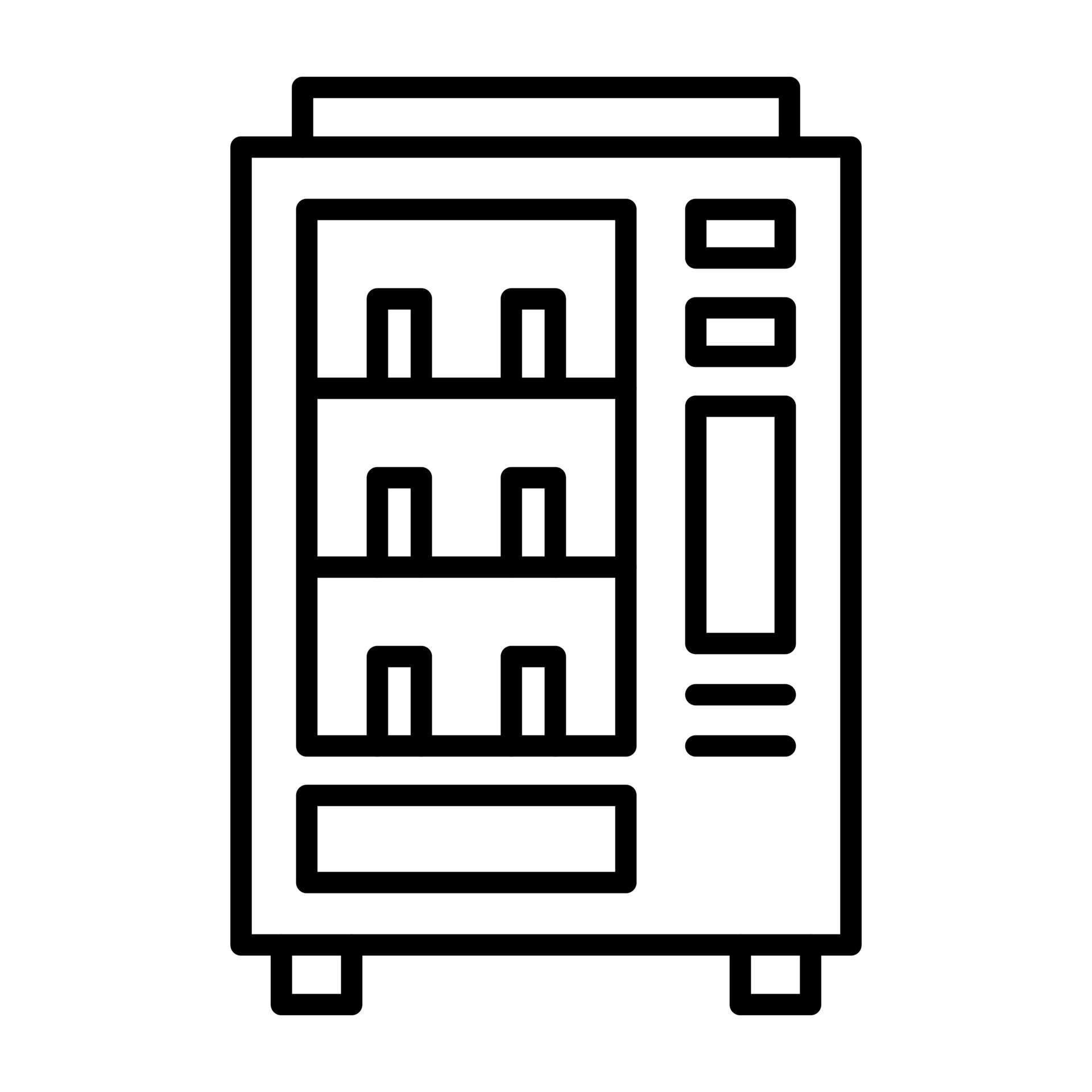 Vending Machine vector icon 21711505 Vector Art at Vecteezy