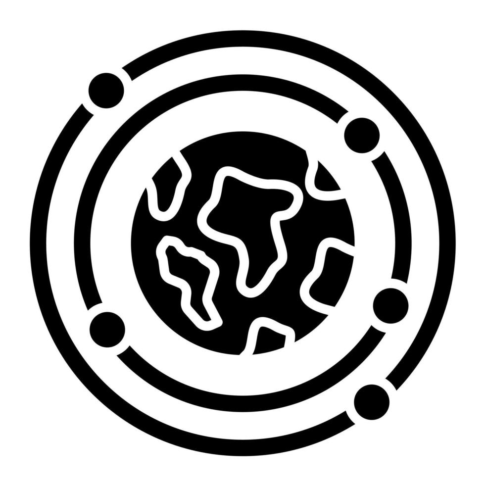 Space Orbit vector icon