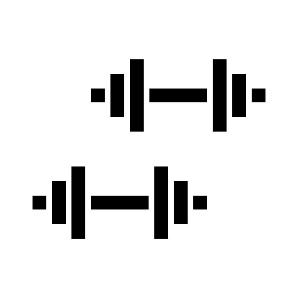 Dumbells vector icon