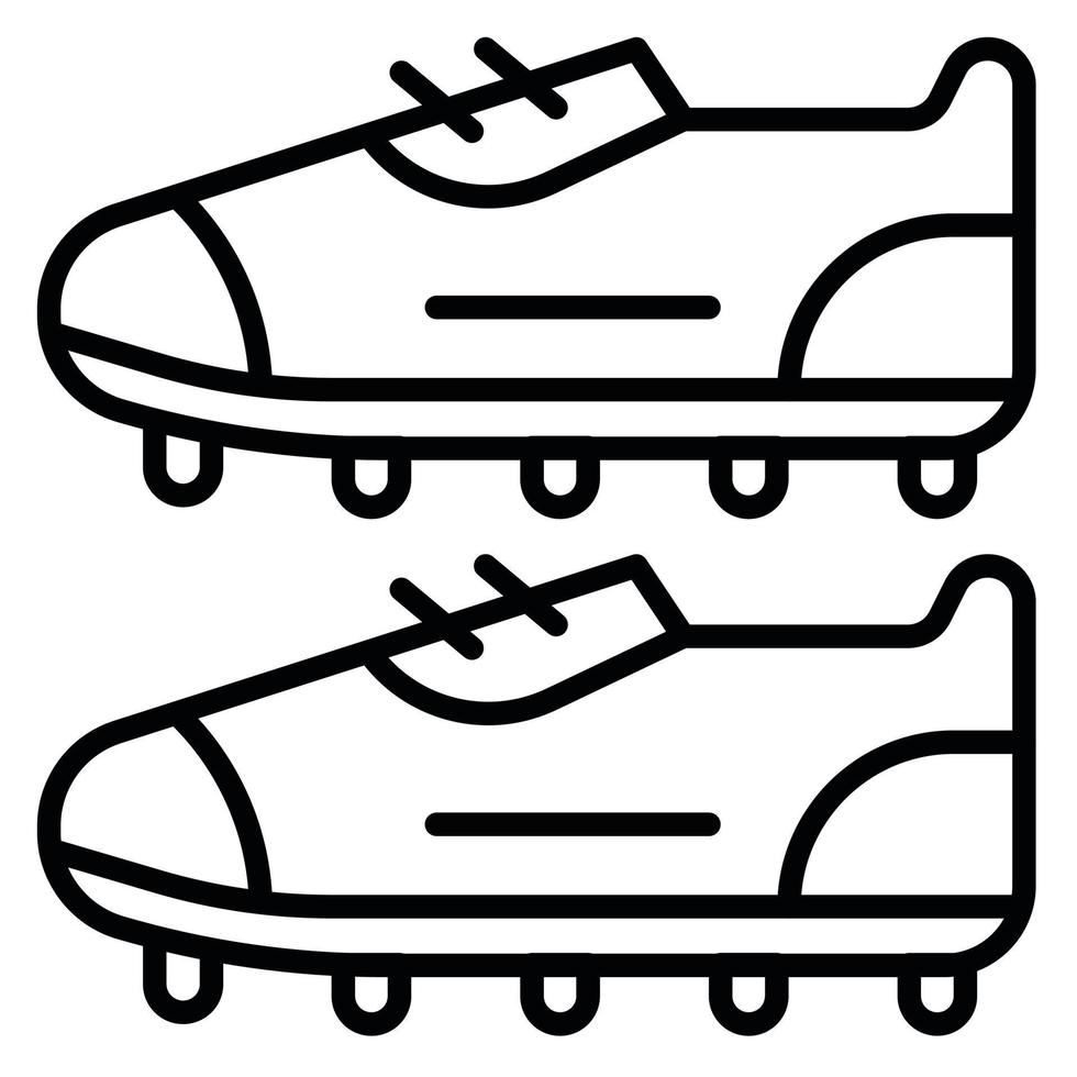 fútbol americano botas vector icono