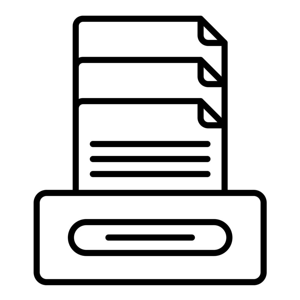 Documents Box vector icon