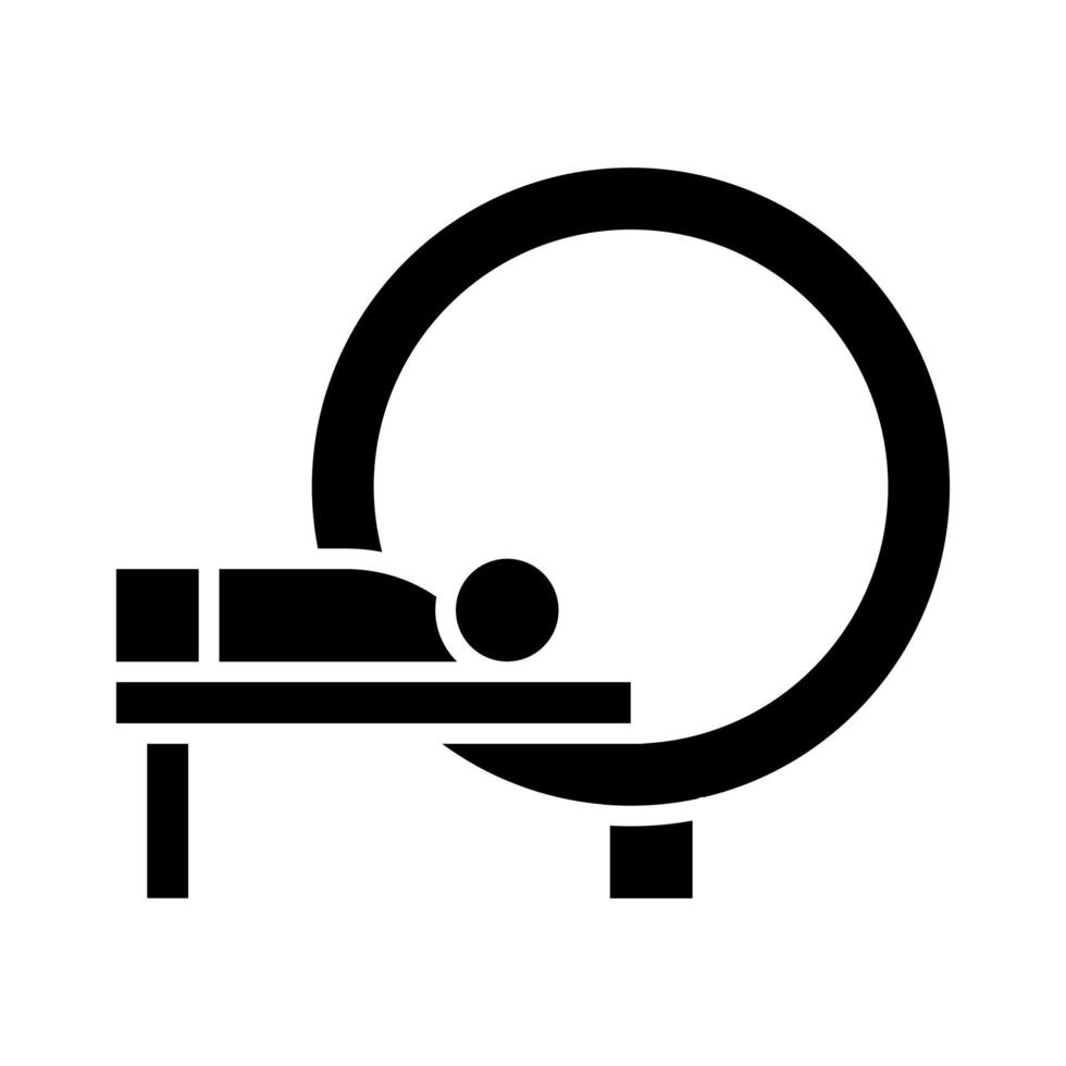 icono de vector de tomografía computarizada