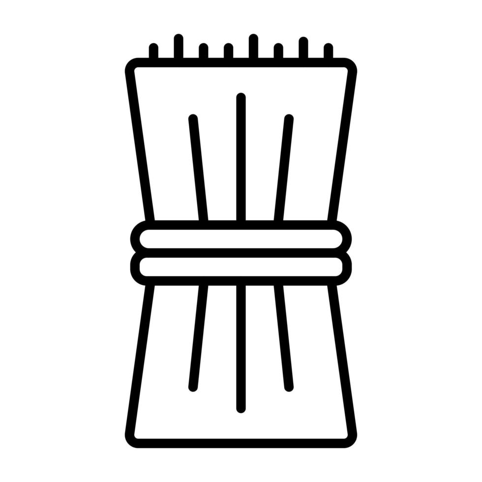 Hay Bale vector icon