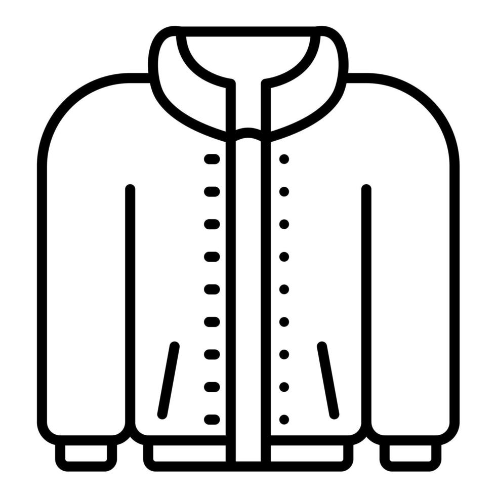 Jacket vector icon