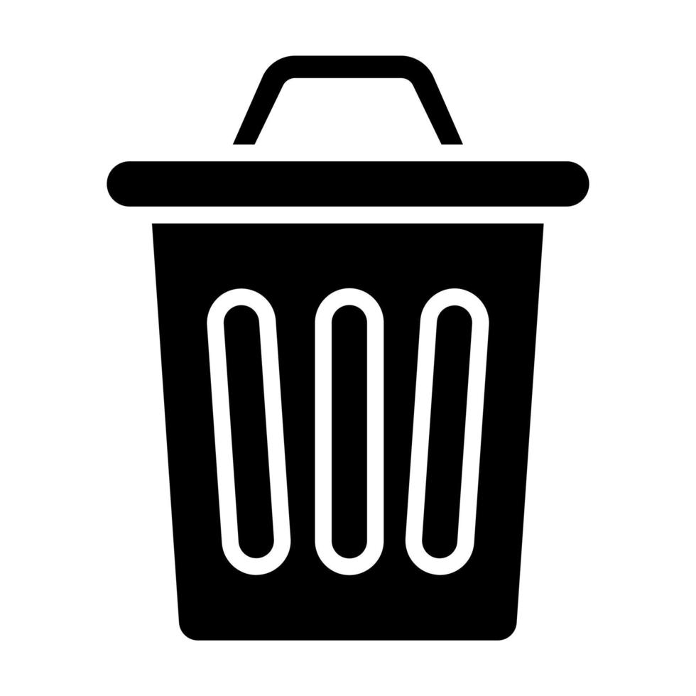 Dustbin vector icon