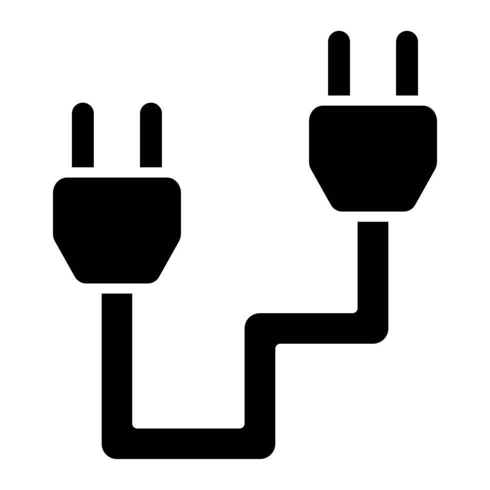 Extension Cord vector icon