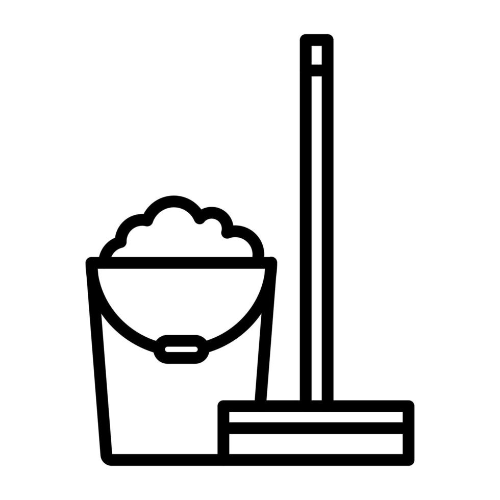 Mop vector icon