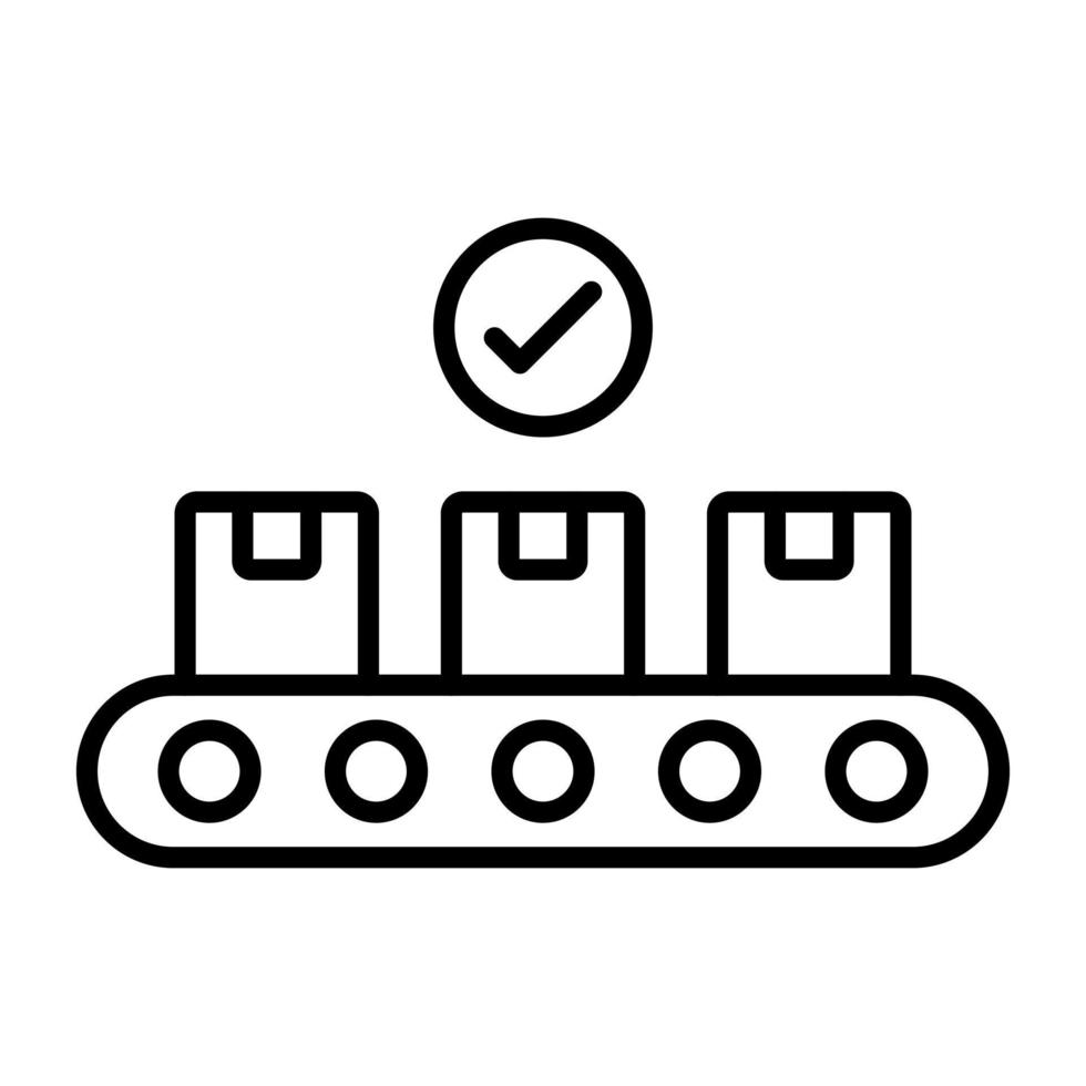 Final Manufacturing vector icon