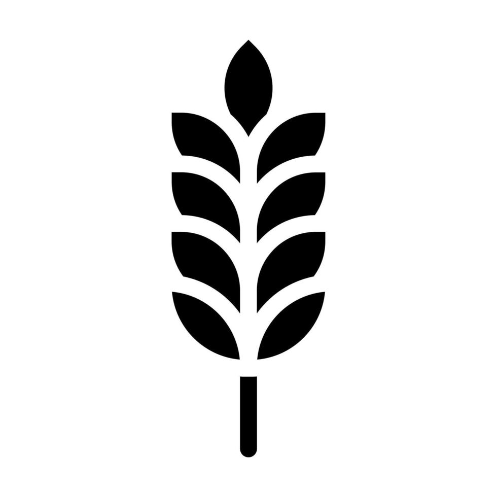 Wheat vector icon