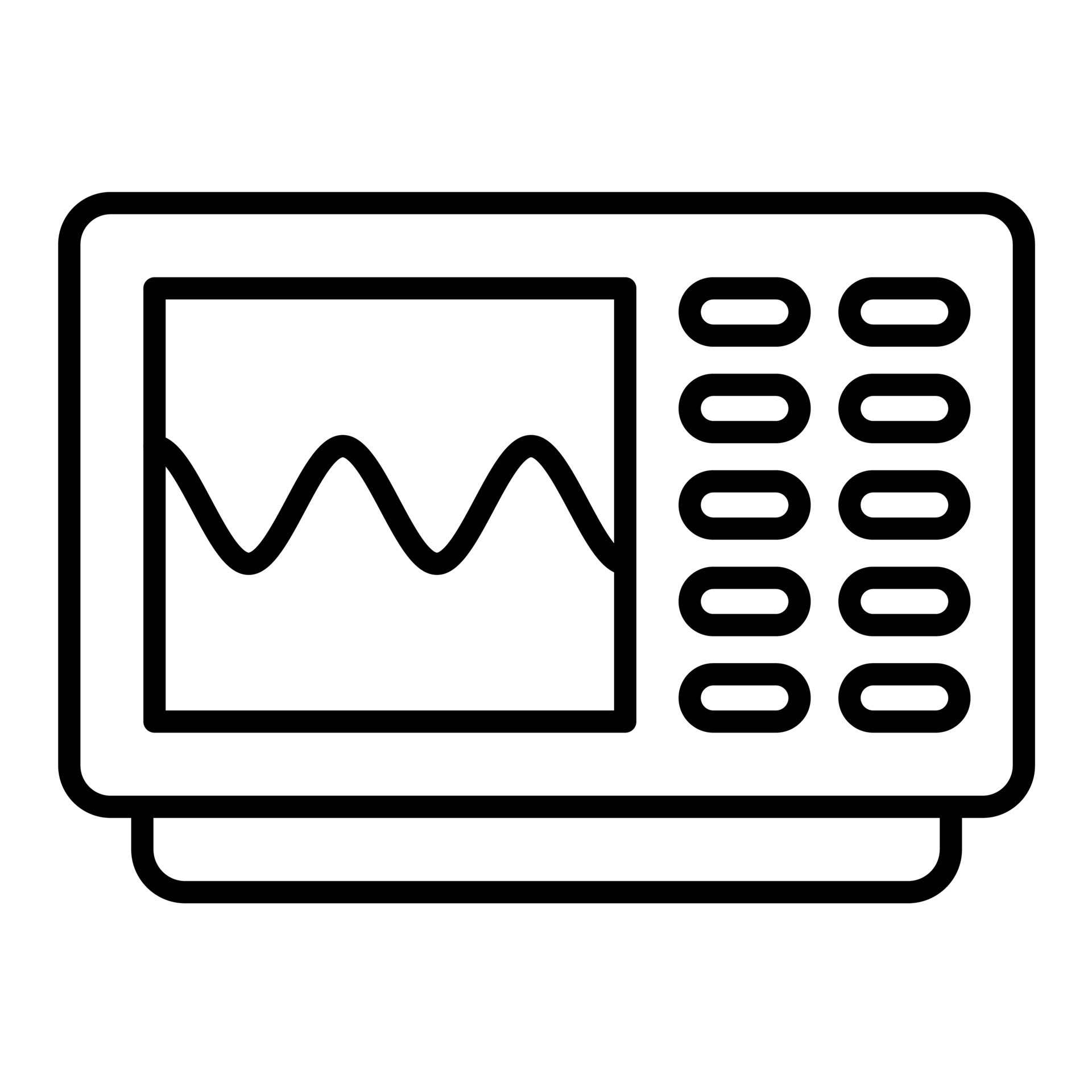 Oscilloscope vector icon 21712050 Vector Art at Vecteezy