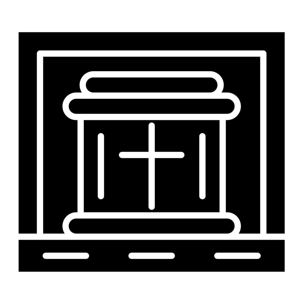 Cremation vector icon