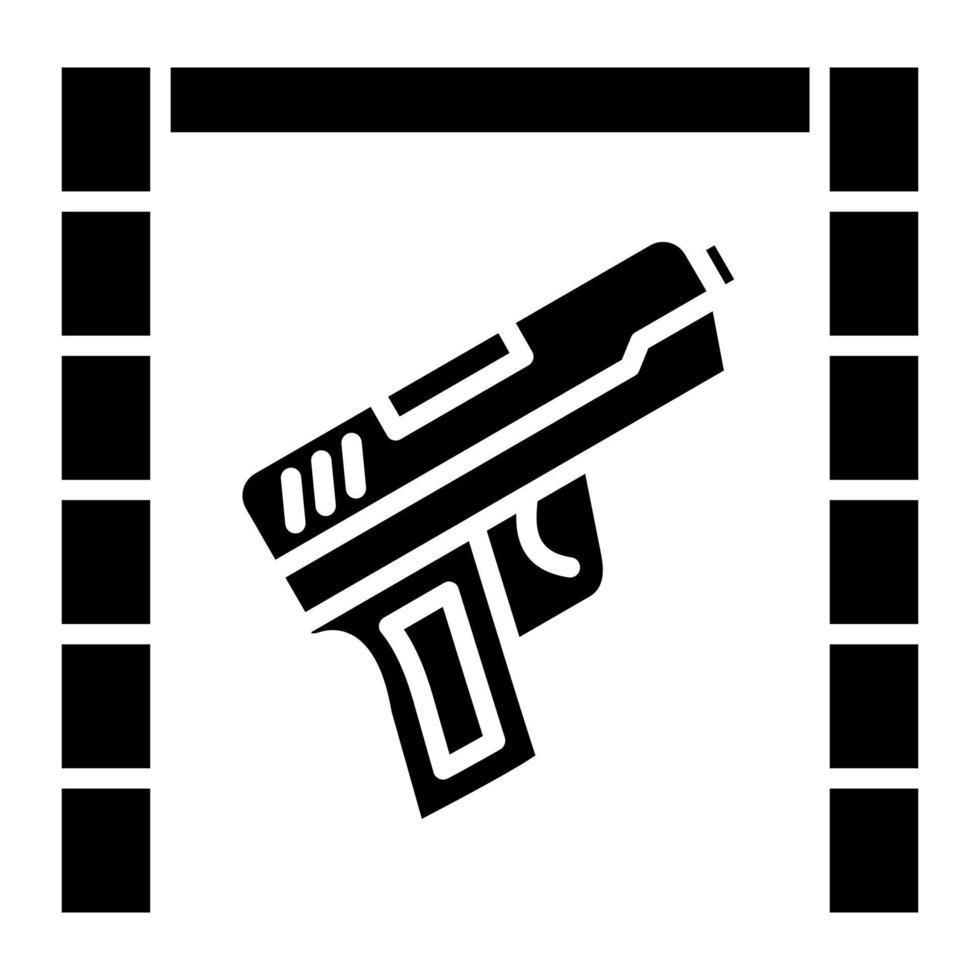 icono de vector de pistola