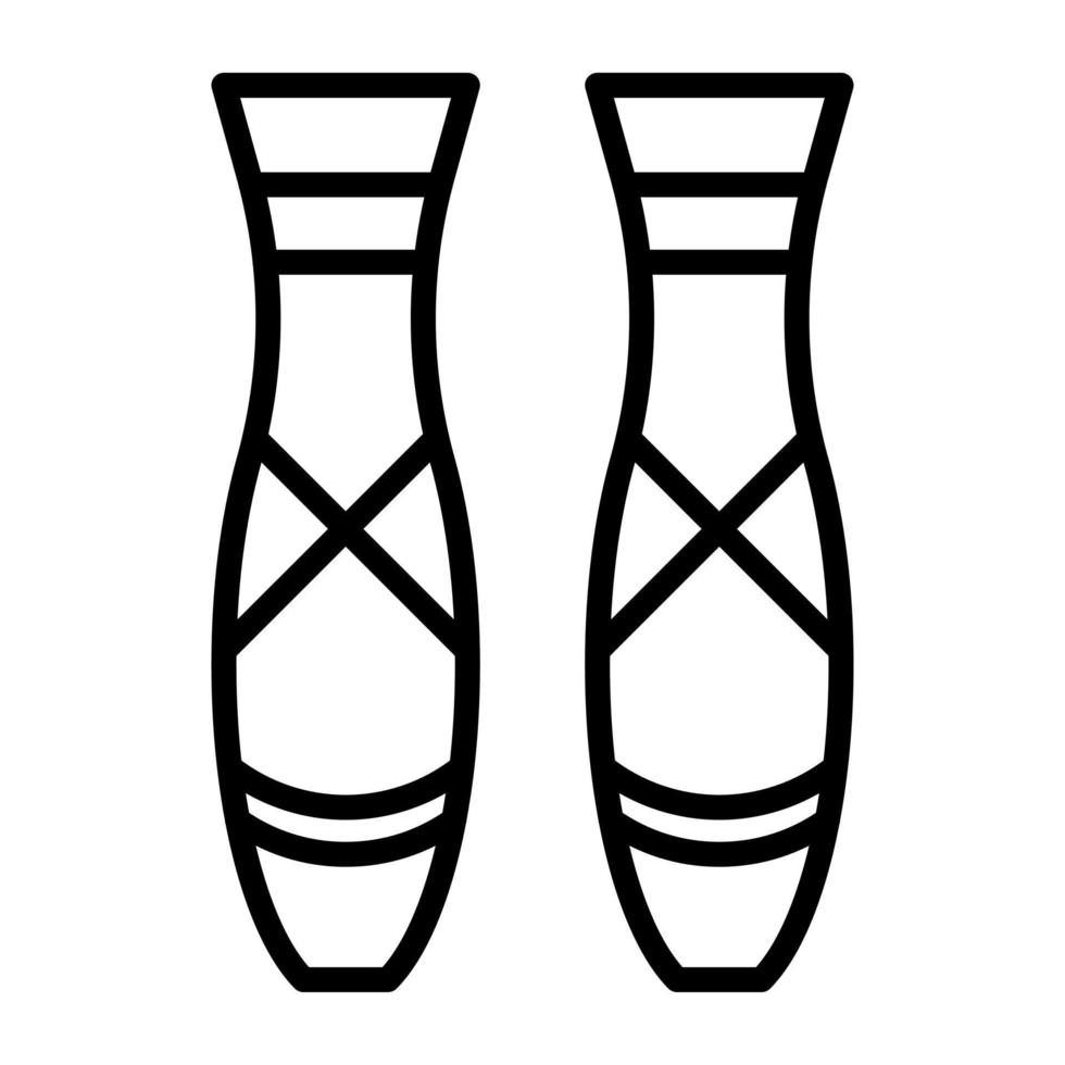 Ballet Shoes vector icon