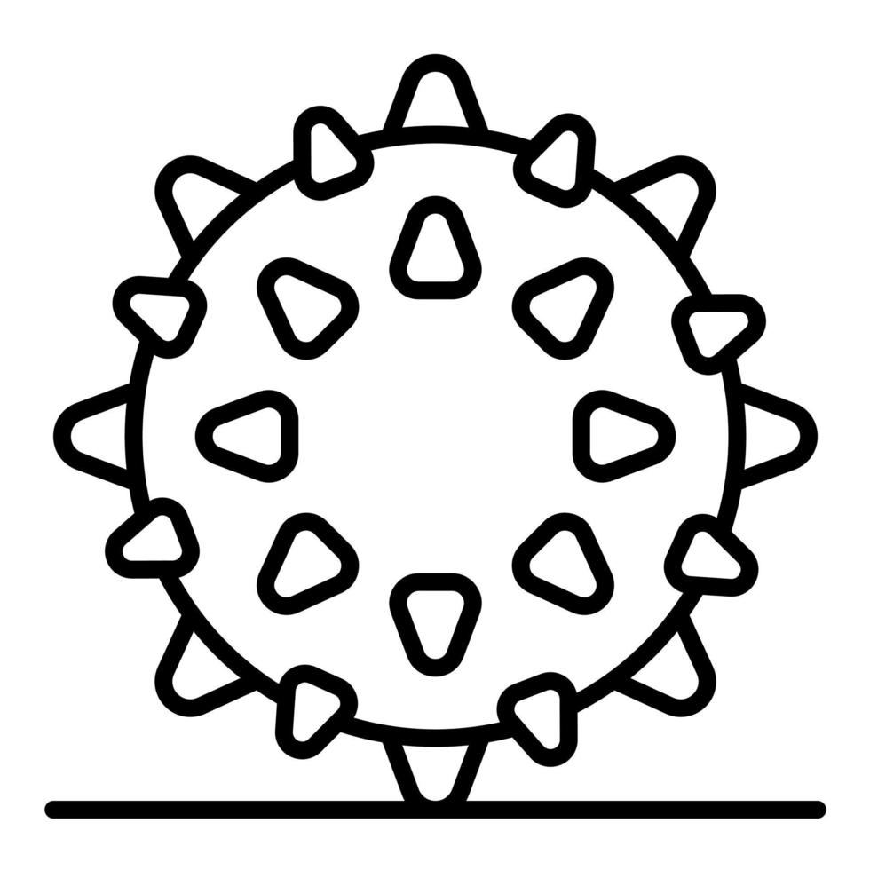 Massage Ball vector icon