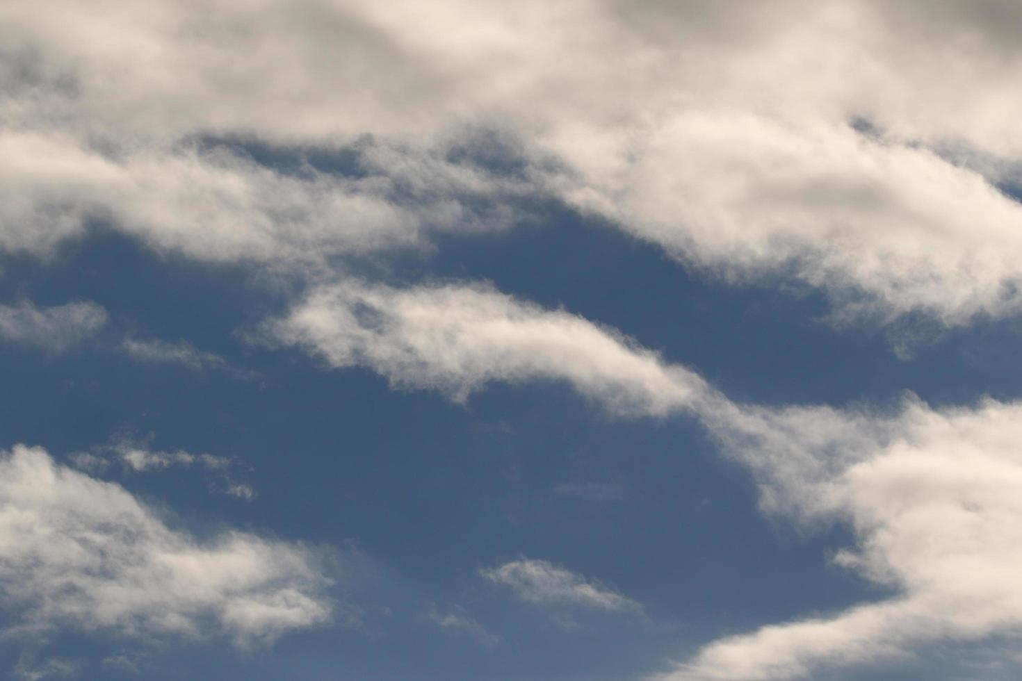 Stormy weather and dark clouds photo