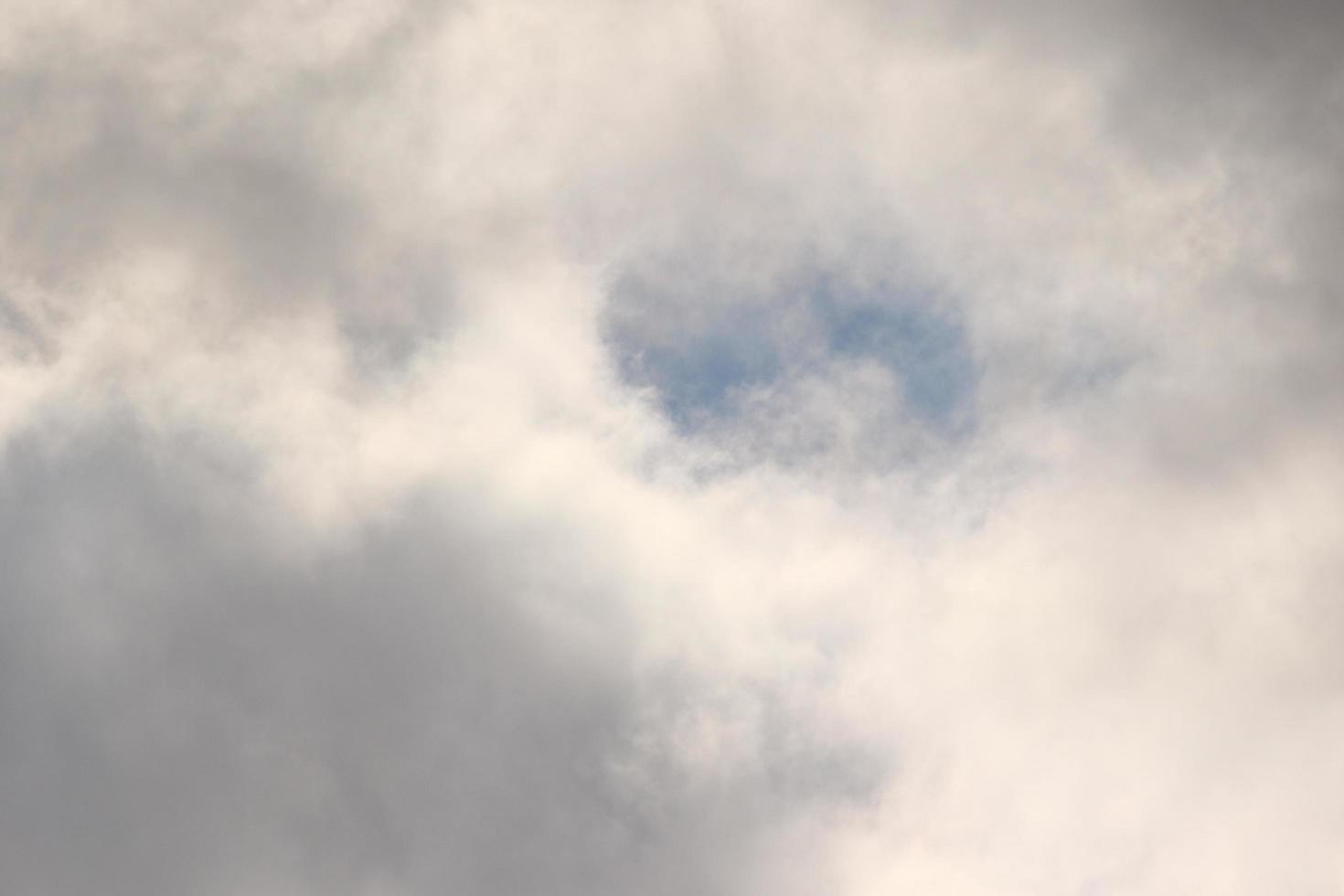 Stormy weather and dark clouds photo