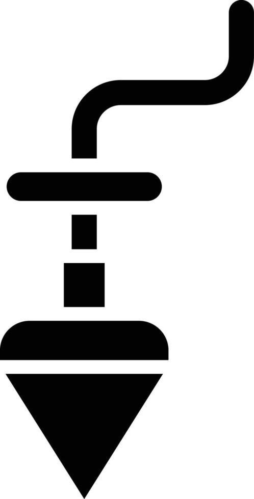 Plumb bob Vector Icon Design Illustration