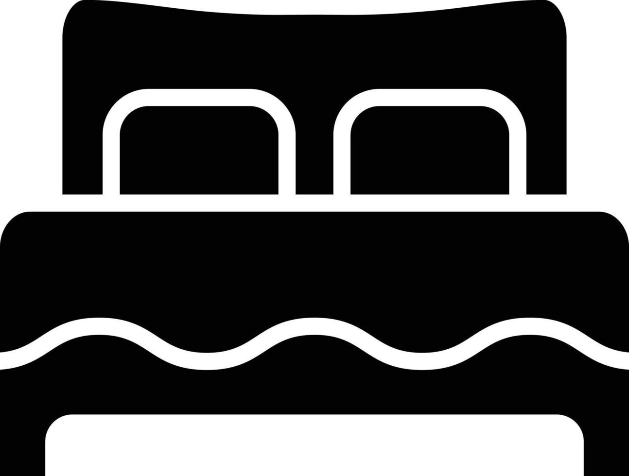 Bed Vector Icon Design Illustration
