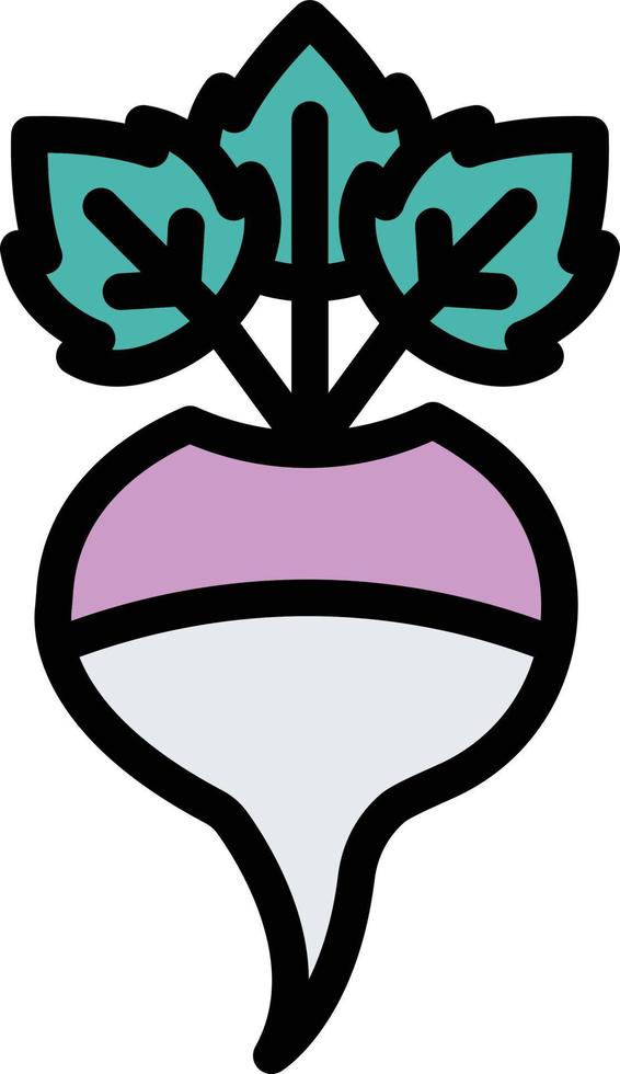 Turnip Vector Icon Design Illustration
