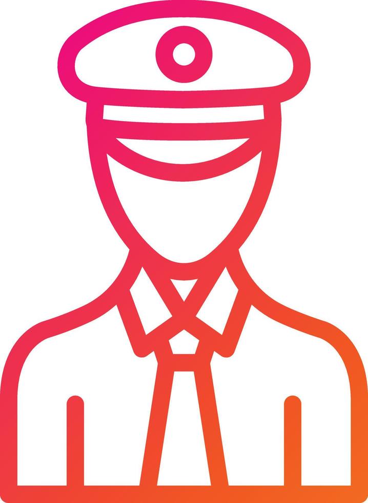 Pilot Vector Icon Design Illustration