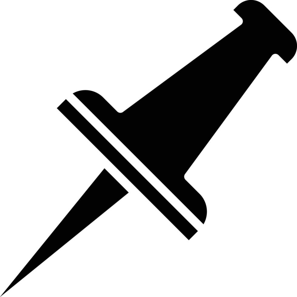 Pushpin Vector Icon Design Illustration