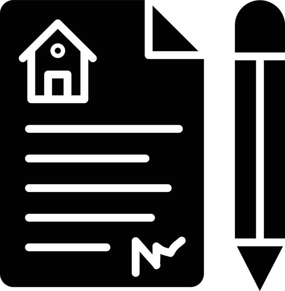 Contract Vector Icon Design Illustration