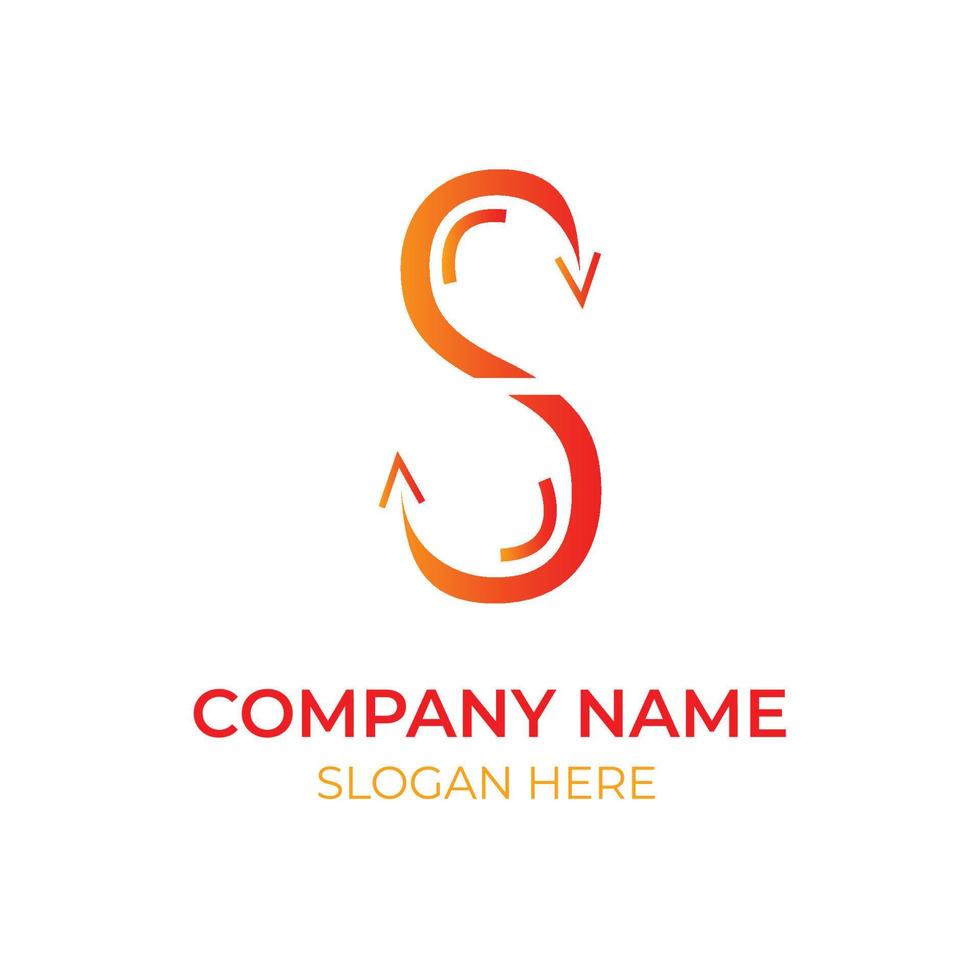 modern icon logo for brand or company vector