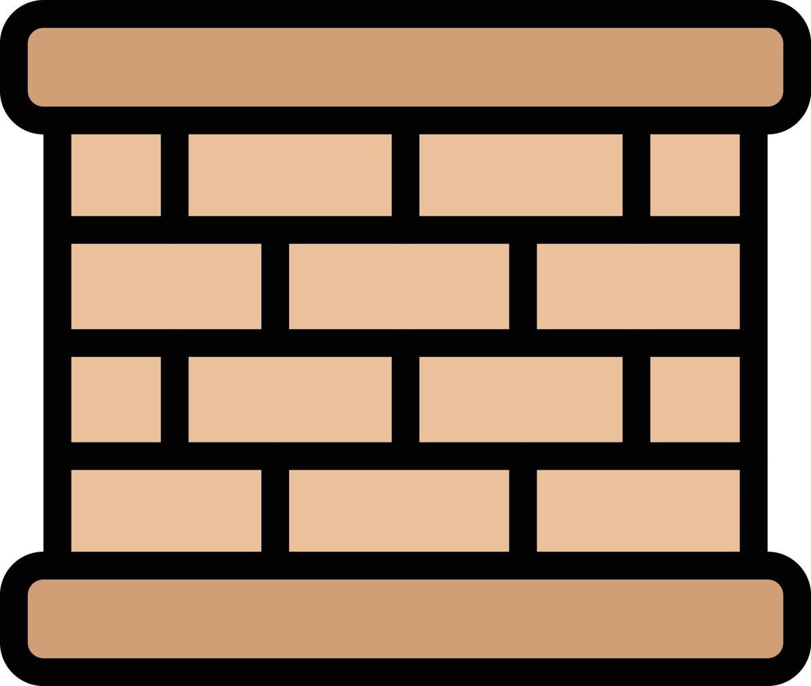 Bricks wall Vector Icon Design Illustration