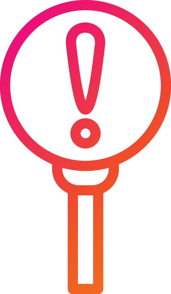 Warning Vector Icon Design Illustration