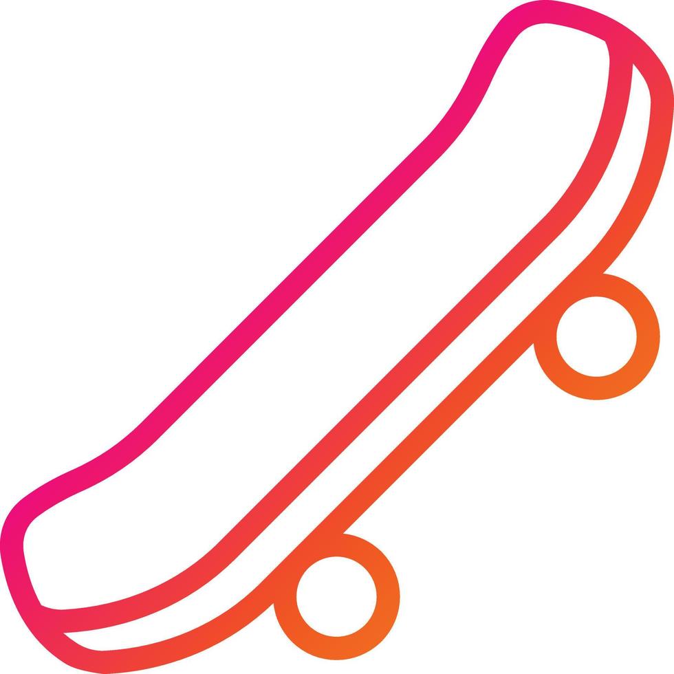 Skateboard Vector Icon Design Illustration