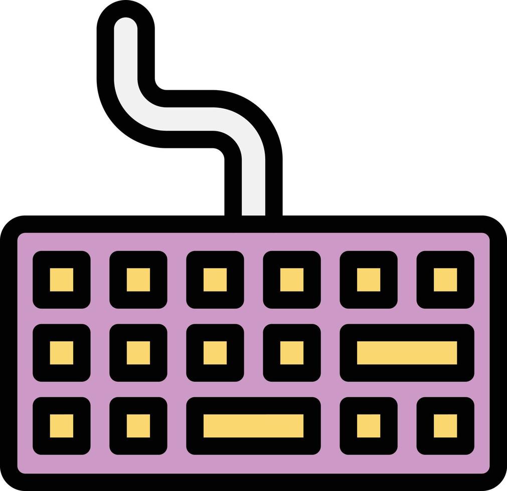 Keyboard Vector Icon Design Illustration